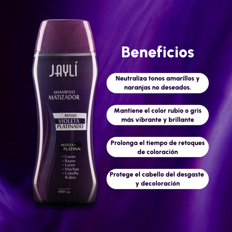 Shampoo Matizador Violeta 440 Ml Jayli